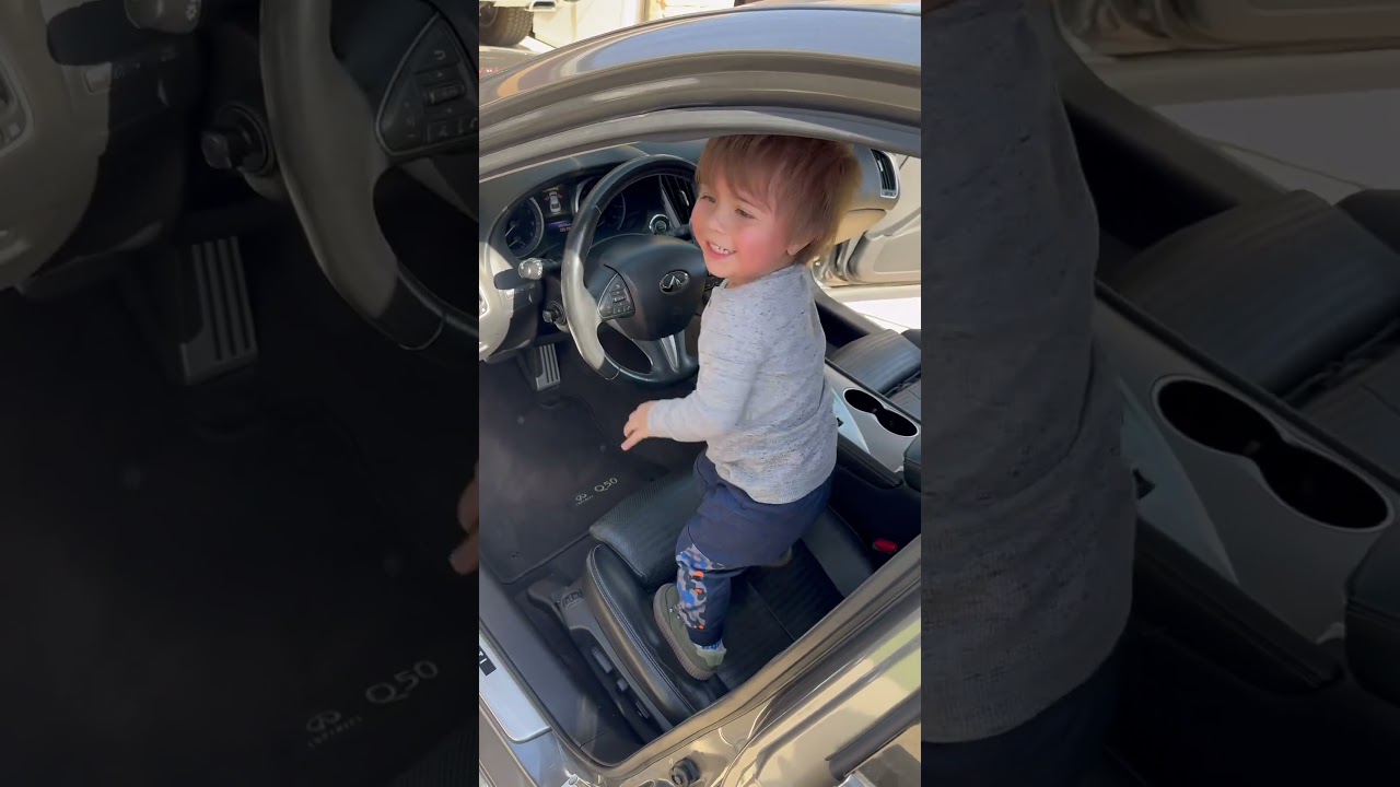 My Son Vacuuming The Paint // My Son Scratched The Q50 Redsport 400
