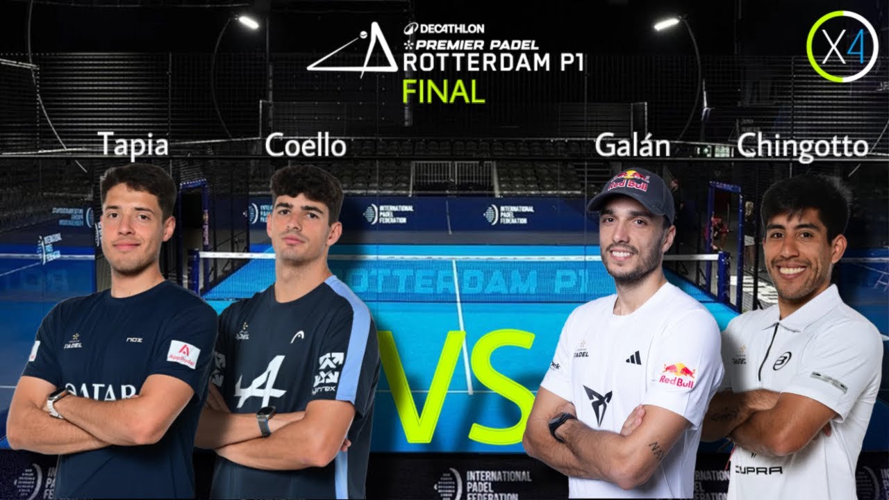 Tapia/Coello vs Galán/Chingotto - Final Rotterdam P1🏆🇳🇱