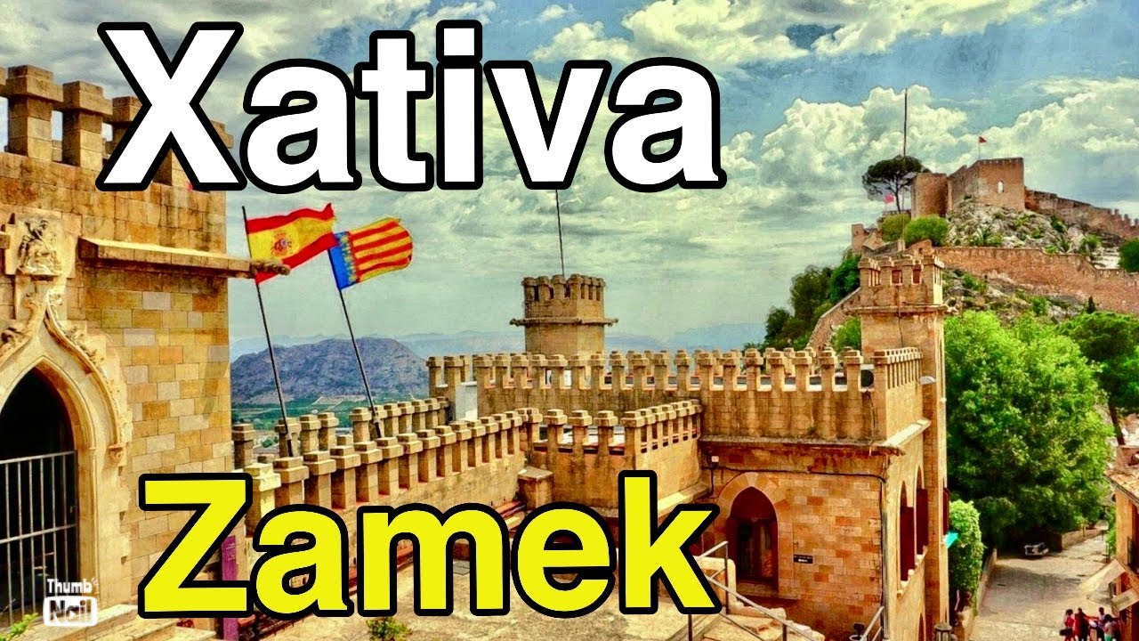 Arabski stary zamek na rzymskich ruinach ponad miastem - El Castillo Xativa, Hiszpania 🇪🇸 2024 #05