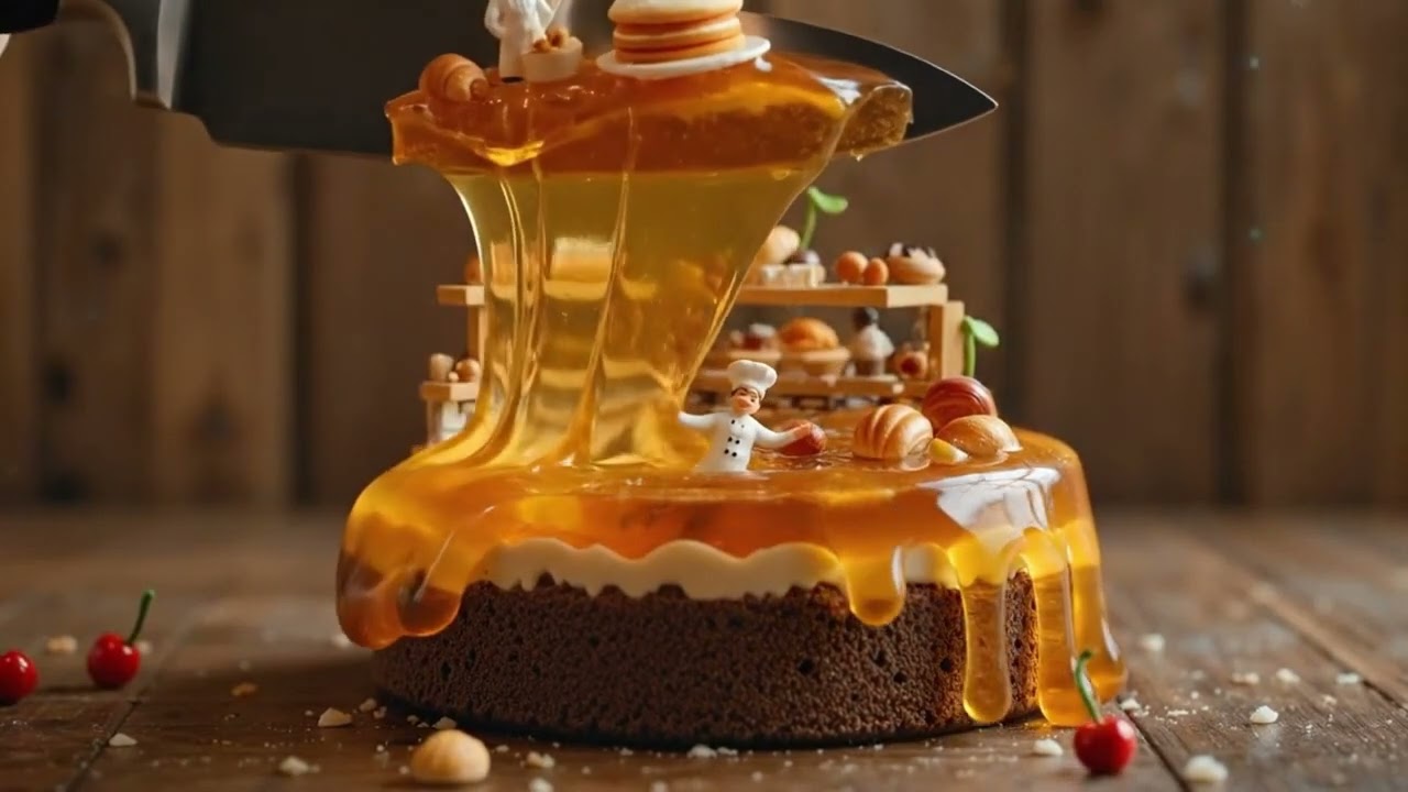 👩‍🍳 Mini Chefs at Work! | Realistic Cake World ASMR | So Satisfying 😍