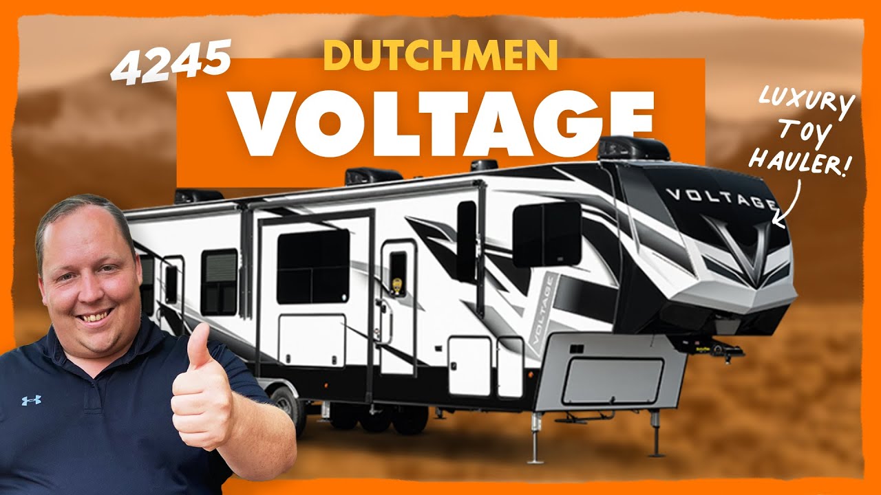 Luxury Toy Hauler with a HUGE Living Room!