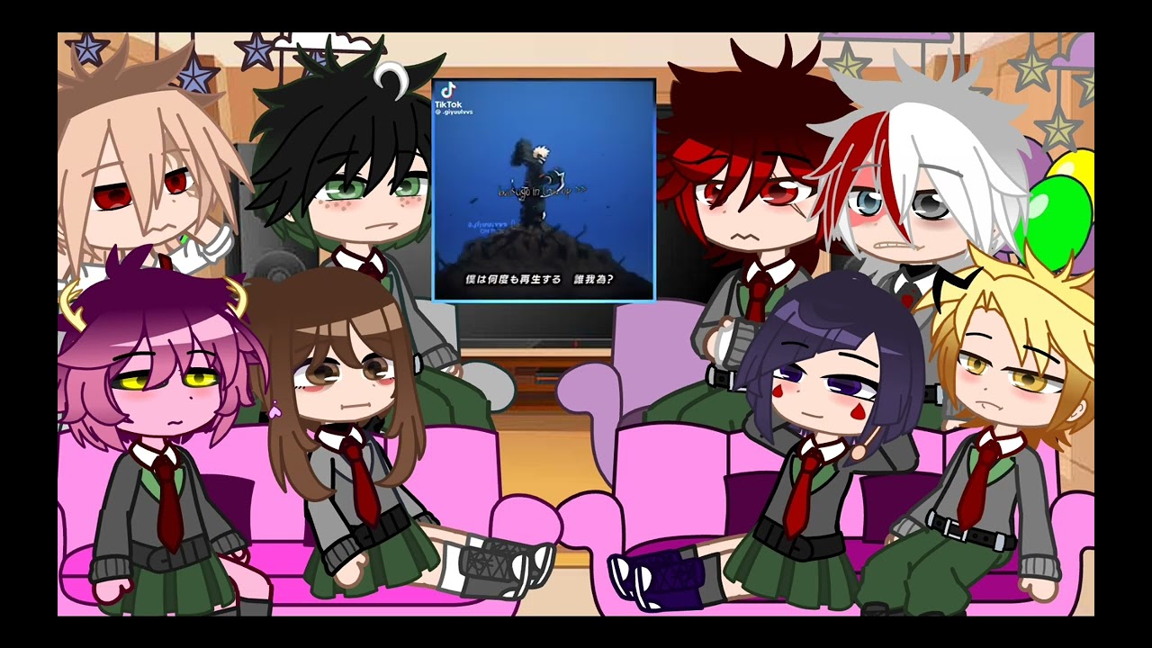 Mha react to bkdk || secret relationship au || bkdk || mha || gacha club ||