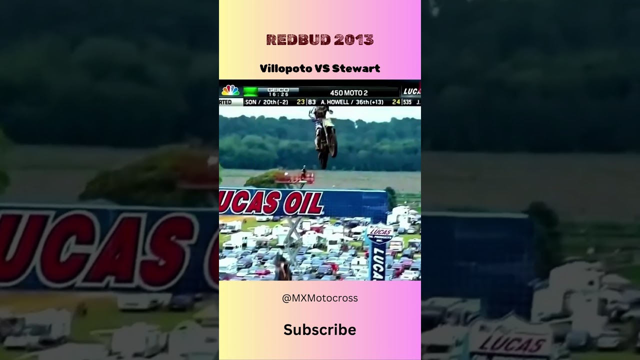 Epic Battle Between James Stewart and Ryan Villopoto 