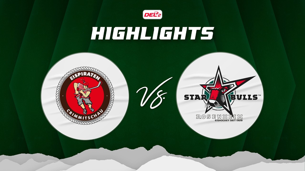 Eispiraten Crimmitschau vs. Starbulls Rosenheim - Game Highlights