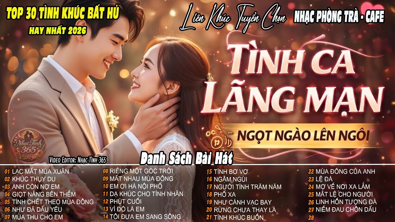 Tình Ca Lãng Mạn | LK Nhạc Phòng Trà - Cafe I Tình Khúc Bất Hủ Giai Điệu Yêu Thương