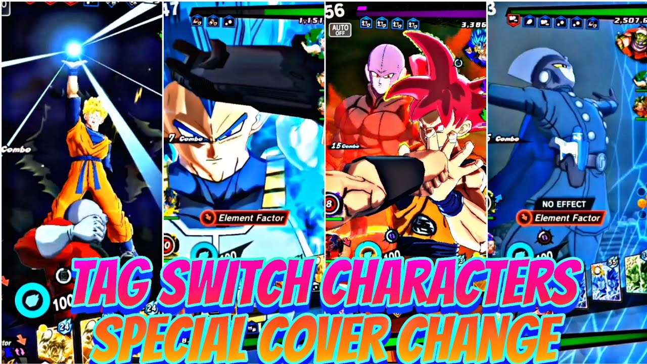 Tag Switch Characters Special Cover Change!!! 🔥 IN DRAGON BALL LEGENDS