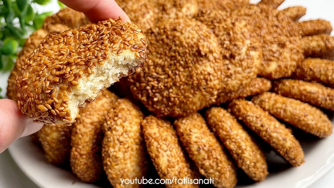 📣 МИСССС С ЧАЕМ! 😍Рецепт хрустящего кунжутного печенья в стиле «Тарсус»