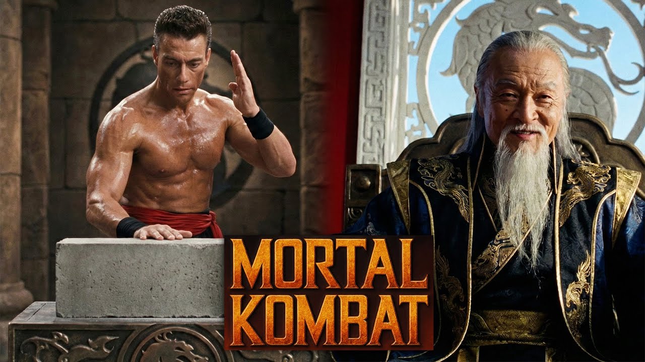 MORTAL KOMBAT (1992) Reimagined – Real Hollywood Legends 🎥 #mortalkombat