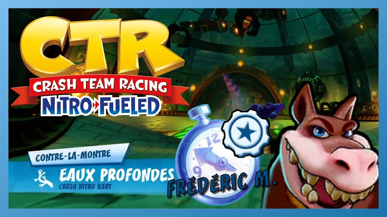 CTR - Battre Beenox en contre la montre - Eaux Profondes (Glissade)