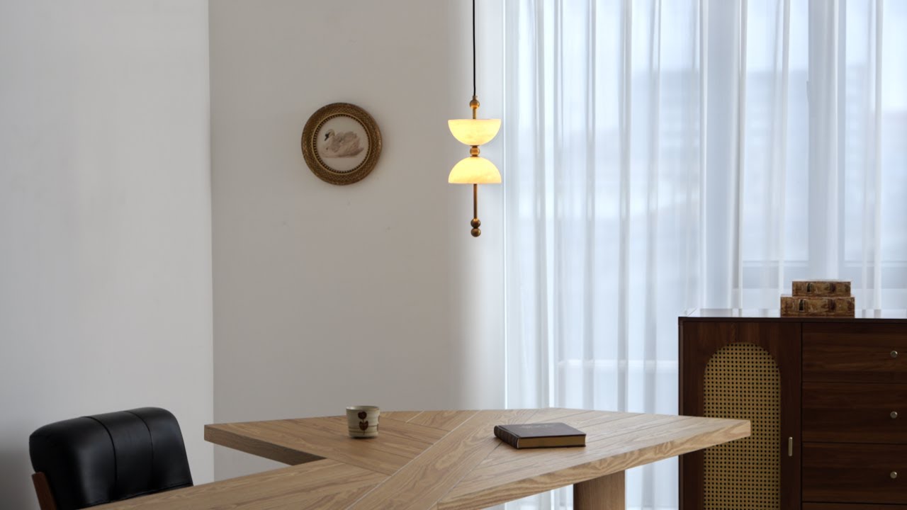 Lyra Alabaster Pendant Lamp