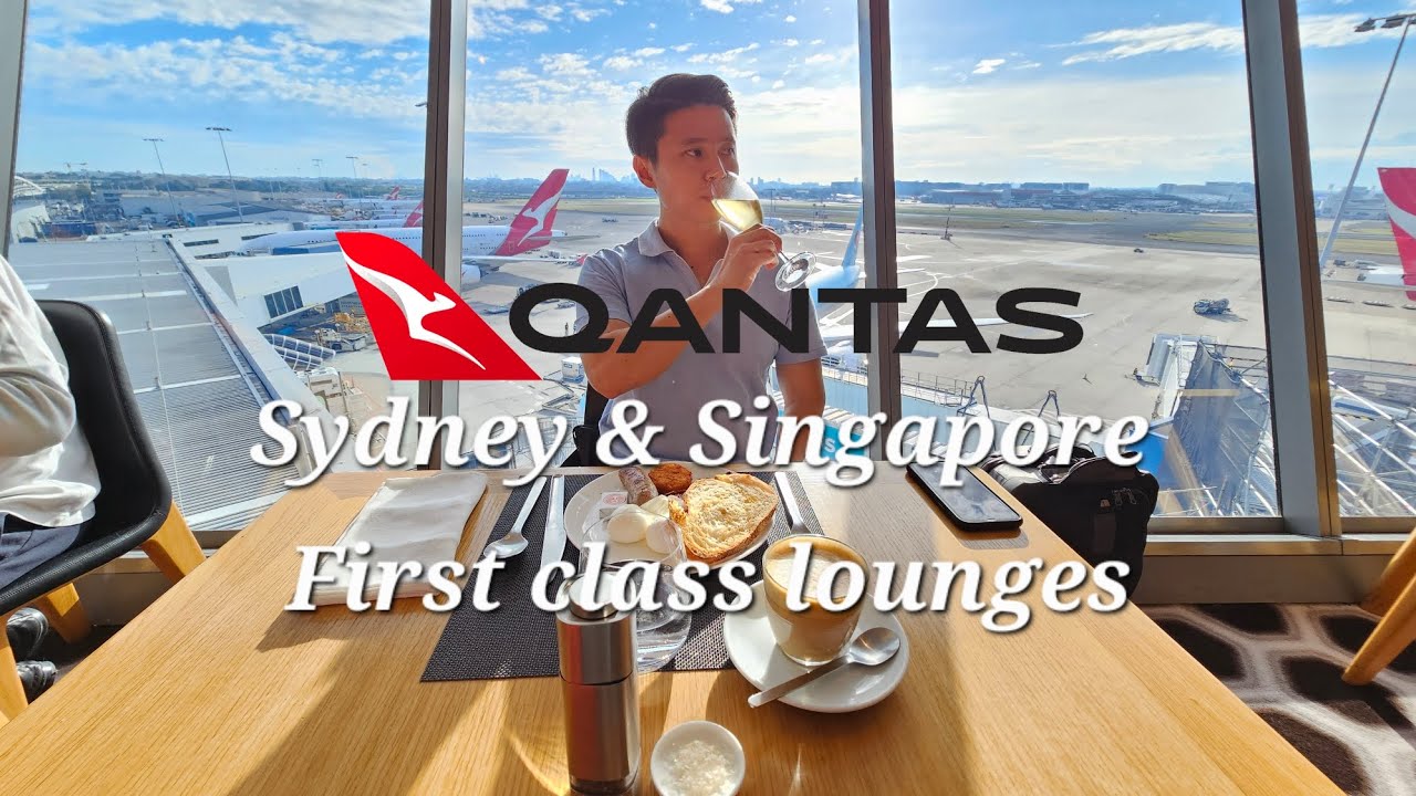 🇦🇺🦘🍾 Qantas First class lounges - Sydney and Singapore 