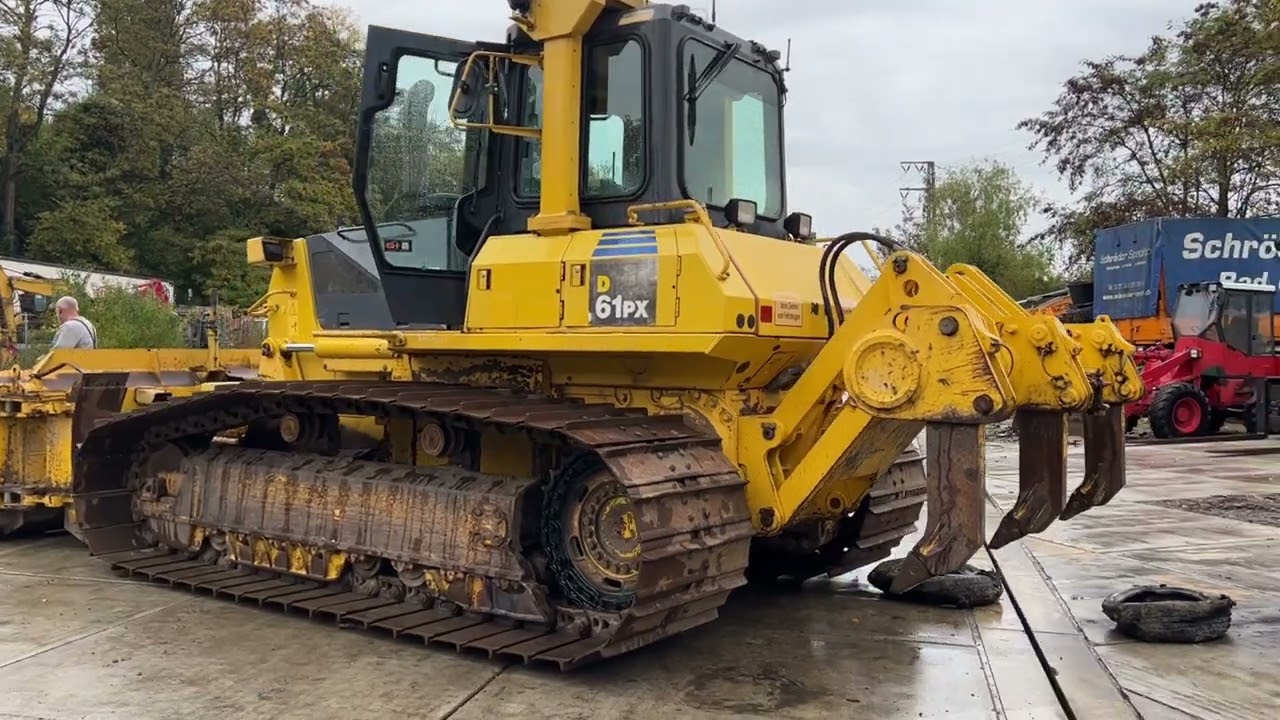 Raupe Komatsu D 61 PX 12 6 Wege Schild RIPER KLIMA