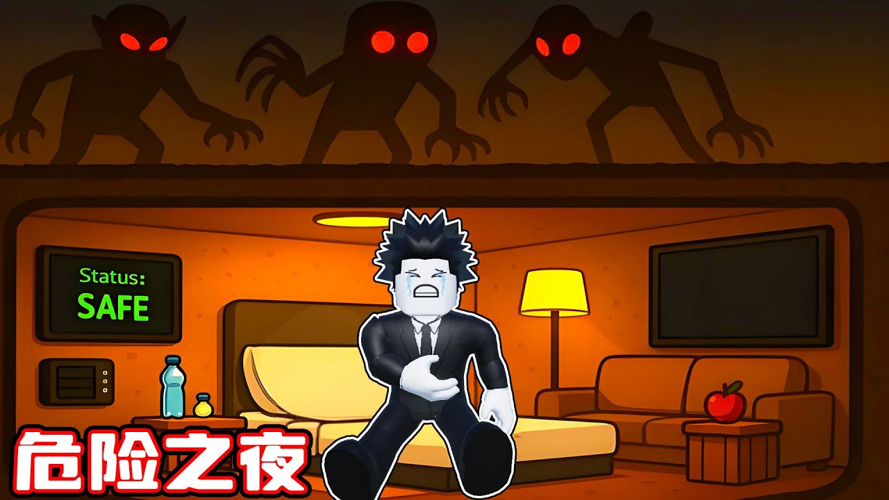 白天偷家具建造避难所，晚上躲避怪物袭击！ROBLOX