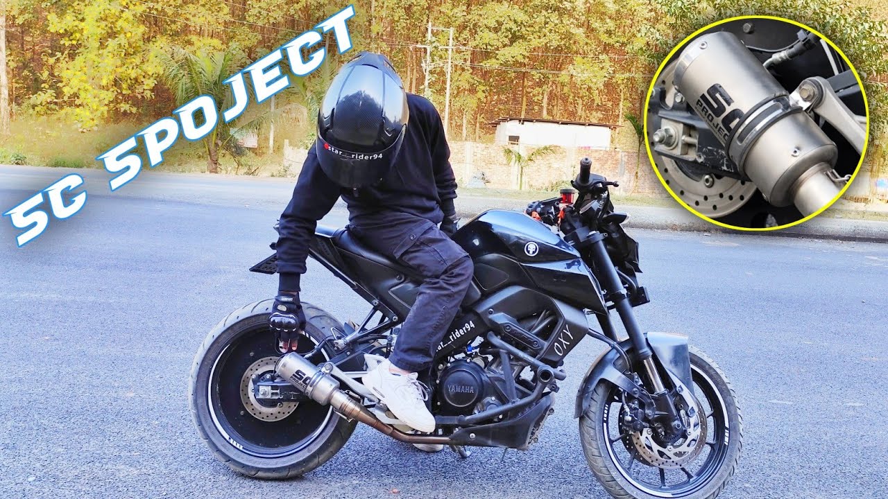 SC project full system exhaust installation in mt15 🚀starrider #mt15 #scproject
