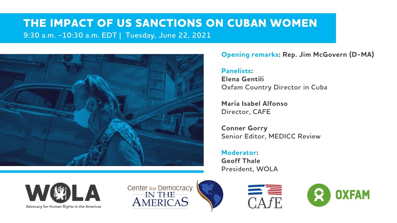 The Impact of U.S. Sanctions on Cuban Women