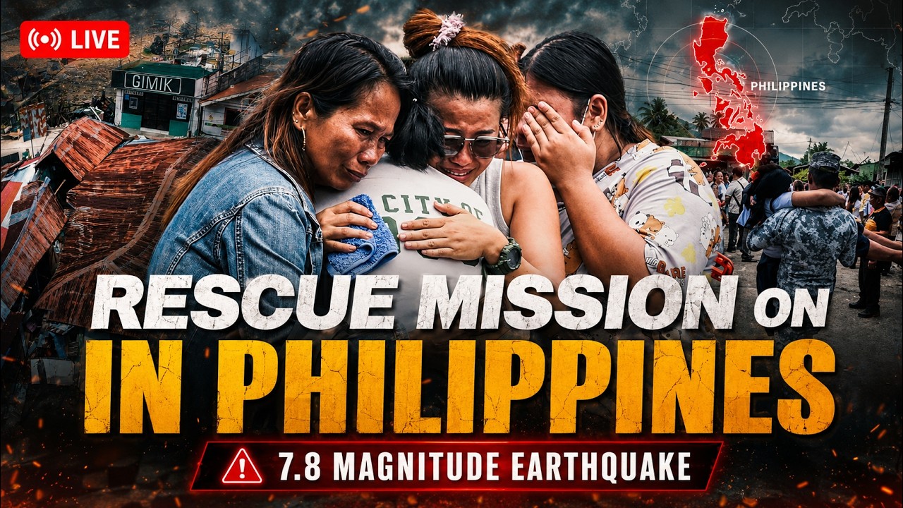 LIVE 🔴 Philippines Earthquake Updates | Aftershocks, Damage & Rescue Efforts
