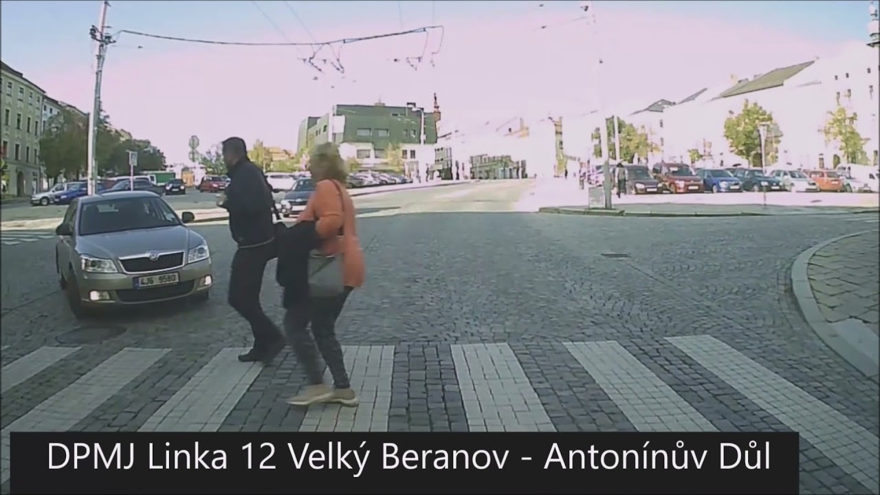 Jak to vidí autobus - Jihlava, Linka 12 (2x zrychleno)