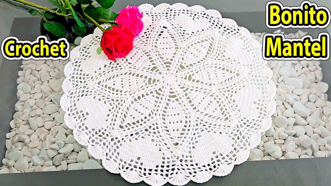 Como Hacer Mantel Circular a Crochet