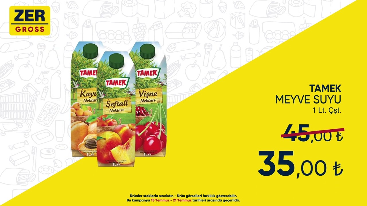 15–21 Temmuz ZER GROSS’ta Serinleten Altın Fırsatlar!