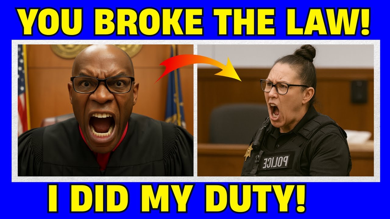 Explosive Courtroom Showdown Judge vs Cop