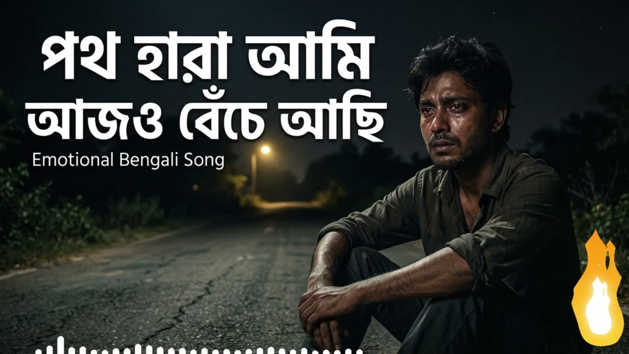 পথ হারা আমি আজও বেঁচে আছি | Heart Touching Bangla Life Struggle Song