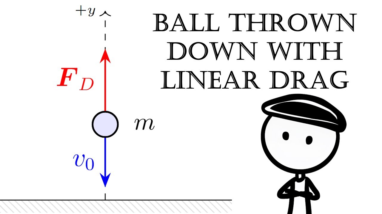 Thrown Down with Linear Drag