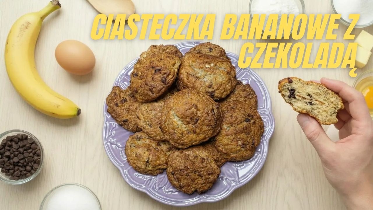 Rewelacyjne Ciastka Bananowe z Kawałkami Czekolady z Air Fryer