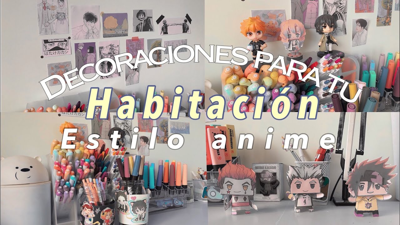 DECORACIONES PARA TU ESCRITORIO VERSION OTAKU | ANIME DECOR