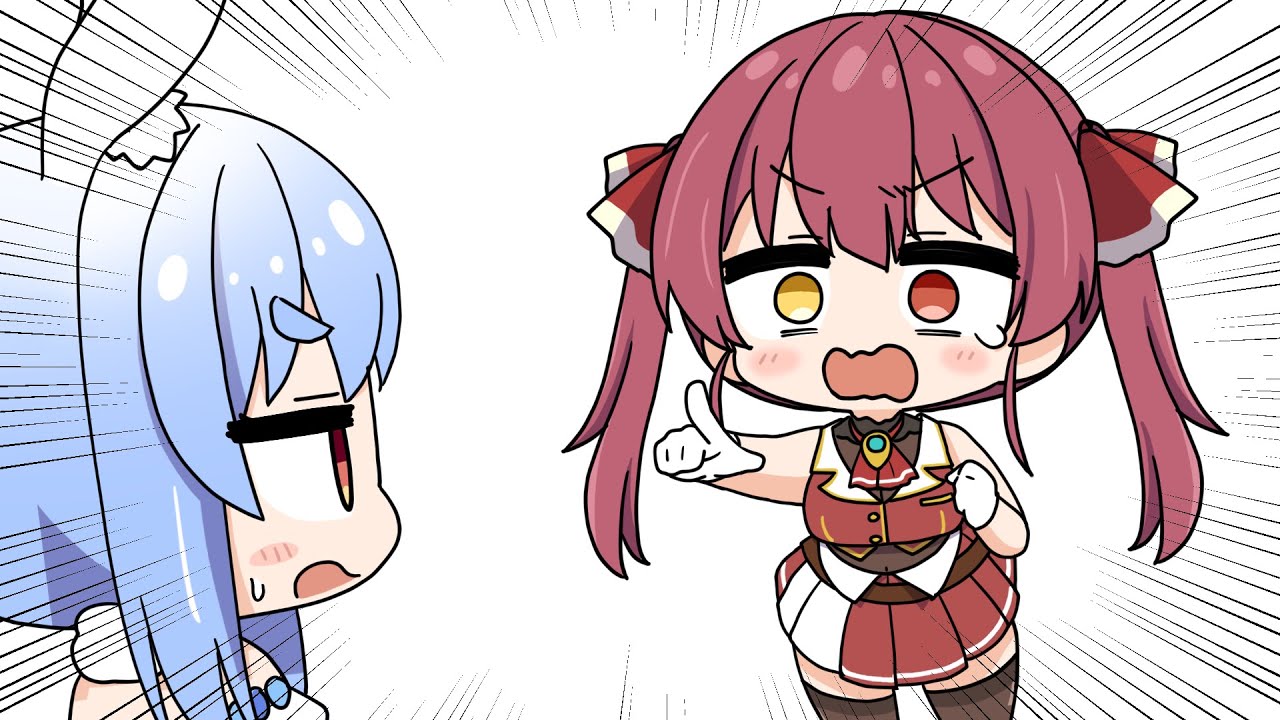 Marine threatens Pekora’s channel with demonetization【Hololive AnimatedClip/Eng sub】【Marine/Pekora】