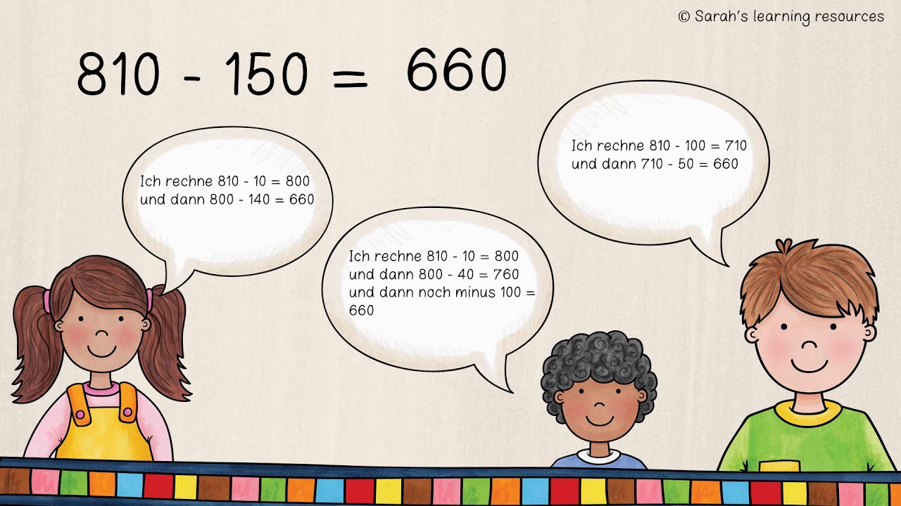 Über-  und Unterschreitung im Zahlenraum 1000