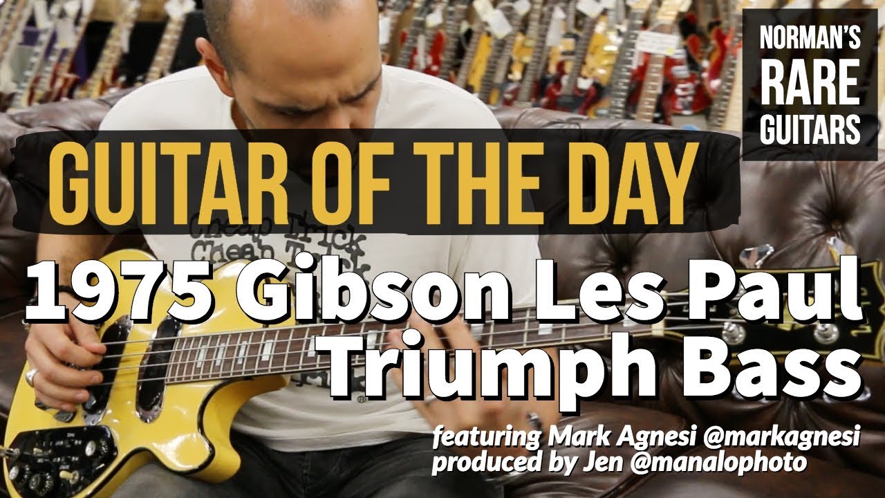 Guitar of the Day: 1975 Gibson Les Paul Triumph Bass | Norman's Rare Guitars