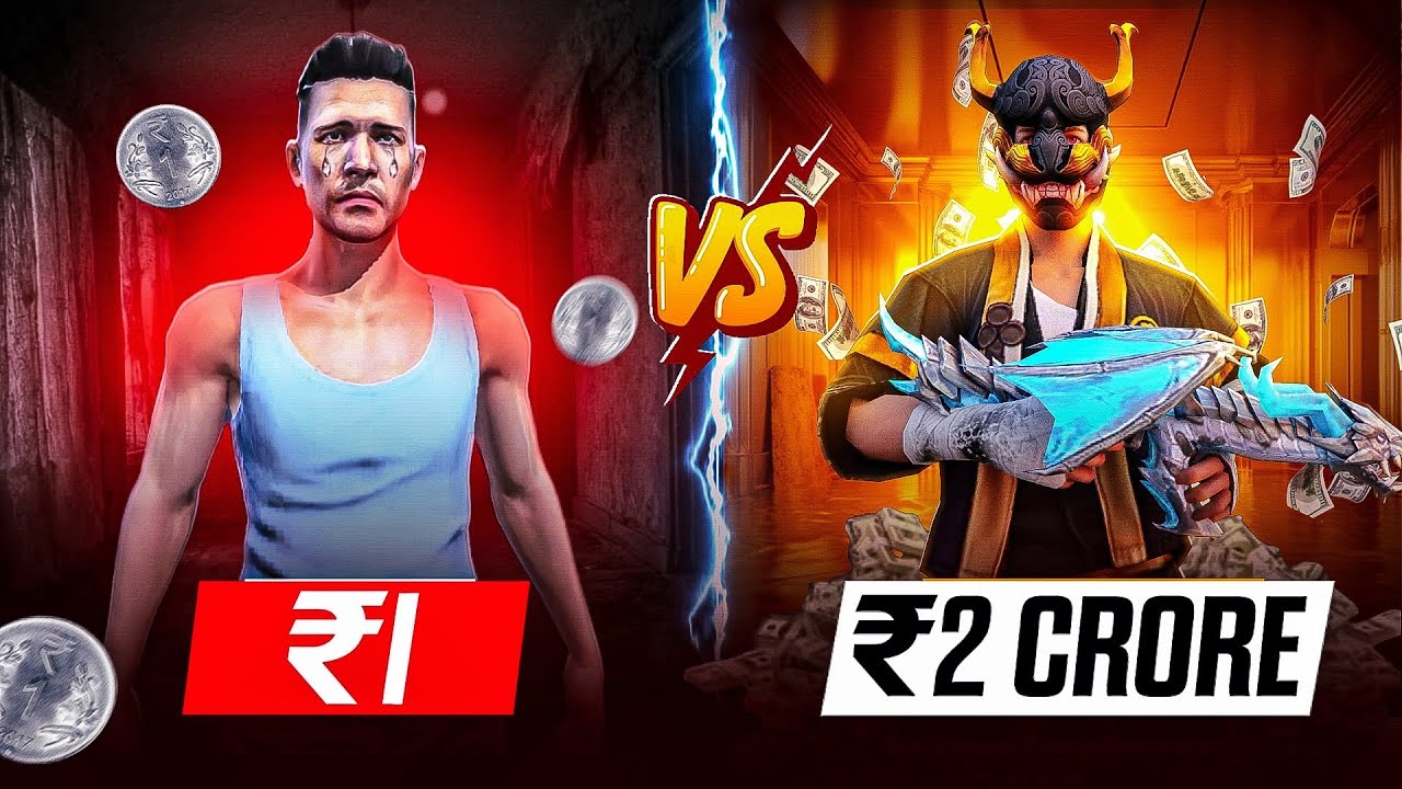 ₹1 vs ₹2,00,00,000 ID Collection in Free Fire!!! 🤑 - Gaming with Raahim