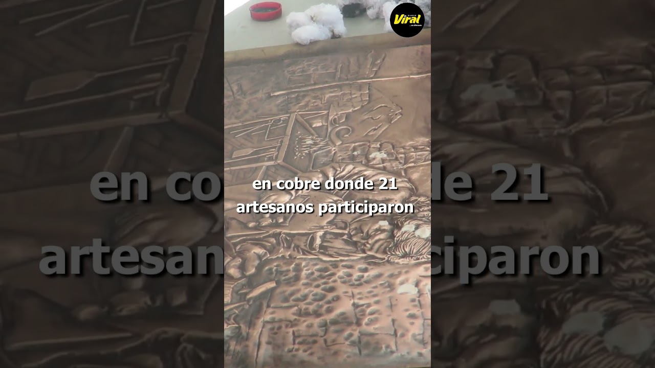 ARTESANOS DE REPUJADO EN COBRE