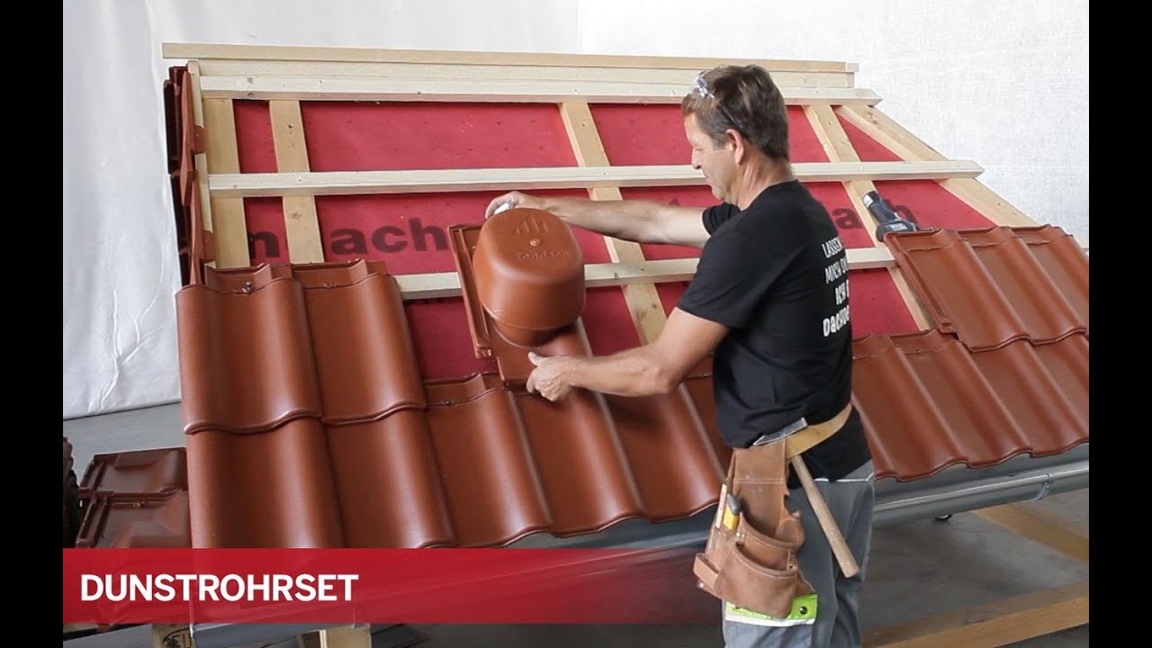 How-to-Videos Dach: Dunstrohrset