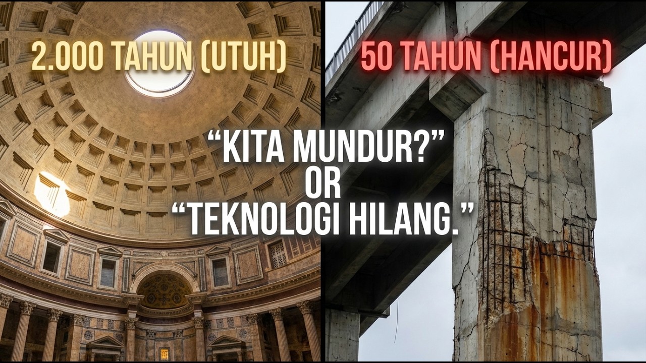 Kenapa Bangunan Romawi Tahan 2.000 Tahun, Tapi Jalan Kita Cepat Rusak?
