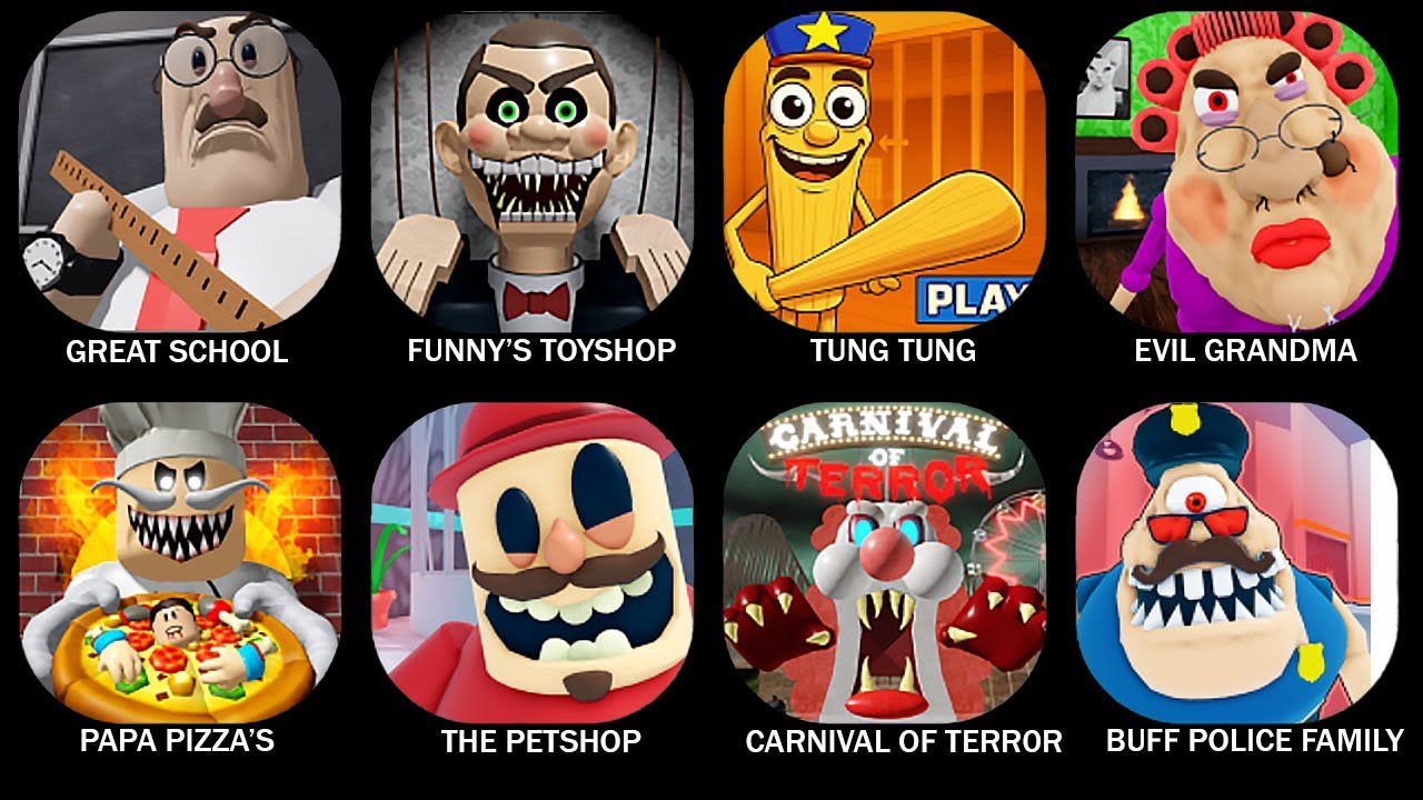 ROBLOX:GREAT SCHOOL BREAKOUT! (FIRST PERSON OBBY),ESCAPE MR FUNNY'S TOYSHOP! (SCARY OBBY)...#roblox