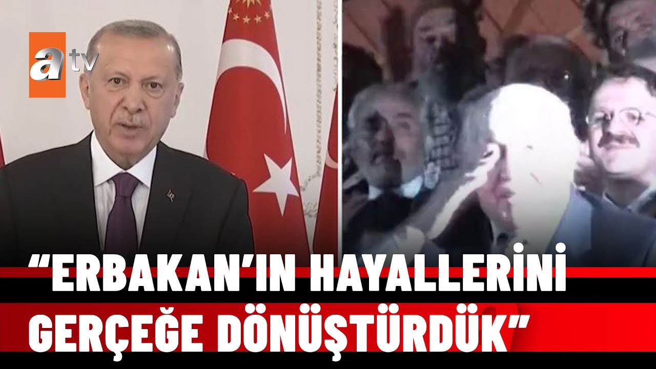 Cumhurbaşkanı&rsquo;ndan Erbakan&rsquo;a &ouml;vg&uuml; - atv Haber 22 Ekim 2021