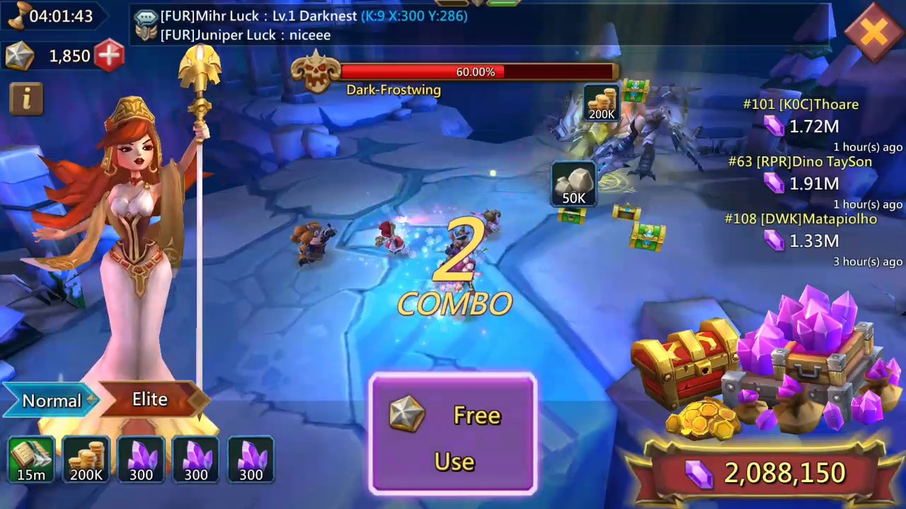 Lords Mobile Labyrinth jackpot