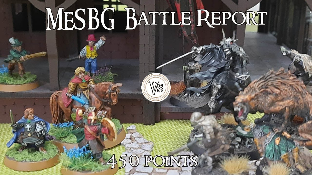 MESBG Battle Report | Angmar vs Defenders of the Shire | 450 Points