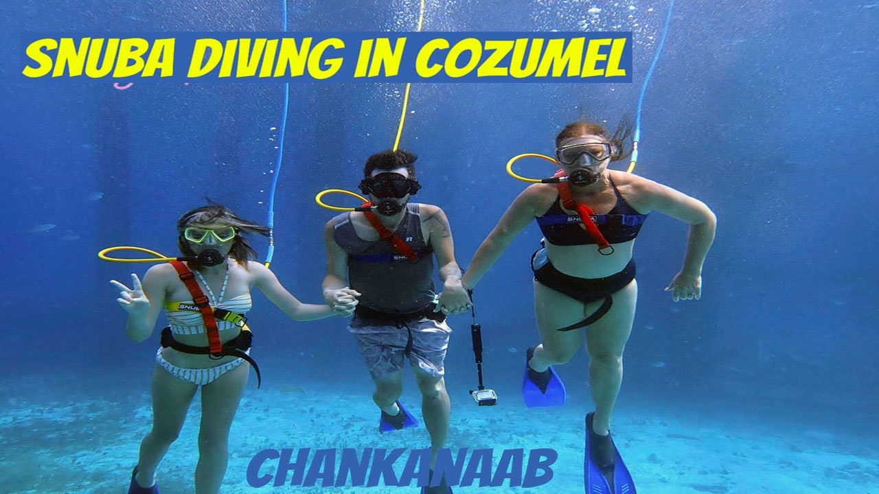 Snuba Diving at Chankanaab Cozumel
