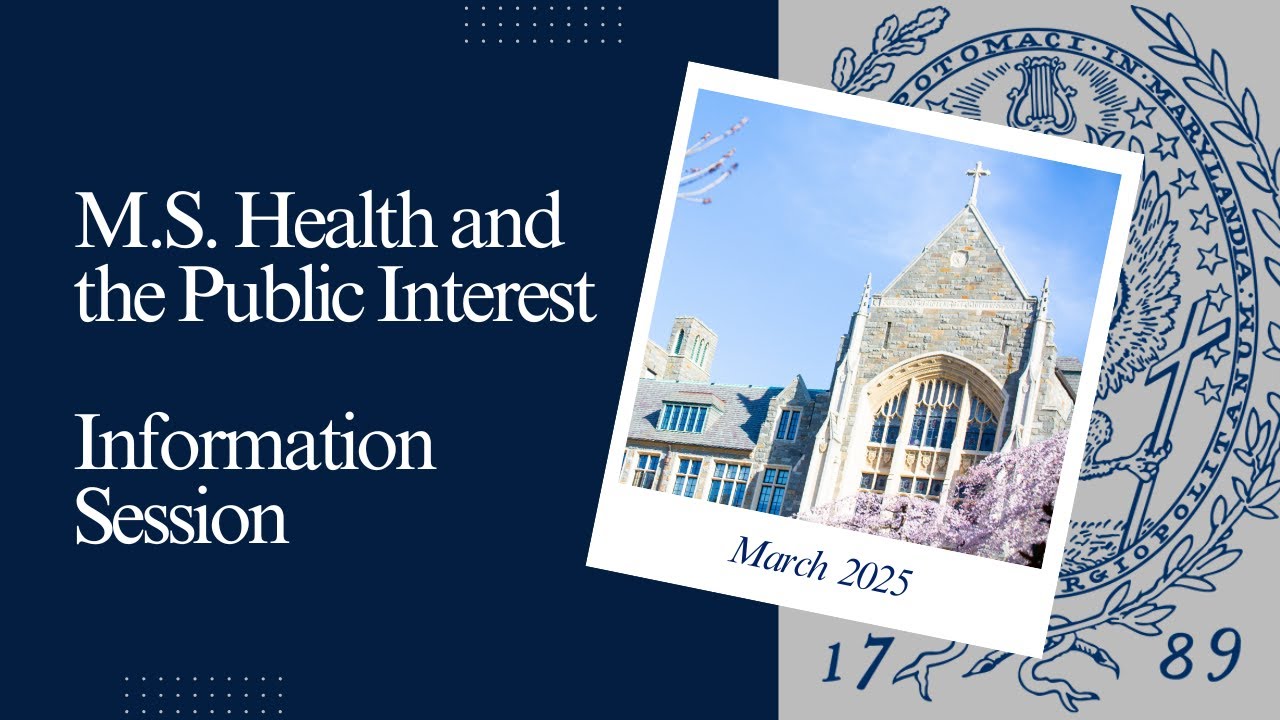 M.S. Health and the Public Interest - March 2025 Information Session