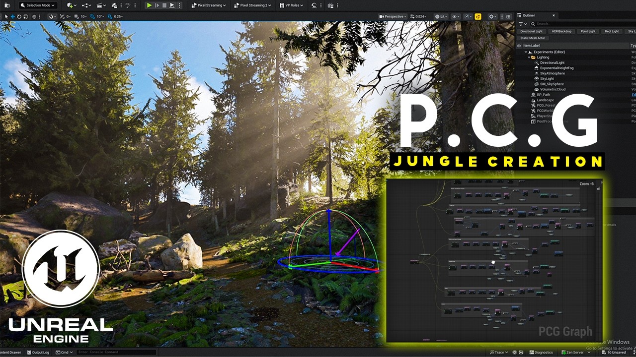 Building INSANE Worlds in Seconds | UE5 PCG Environment Showcase