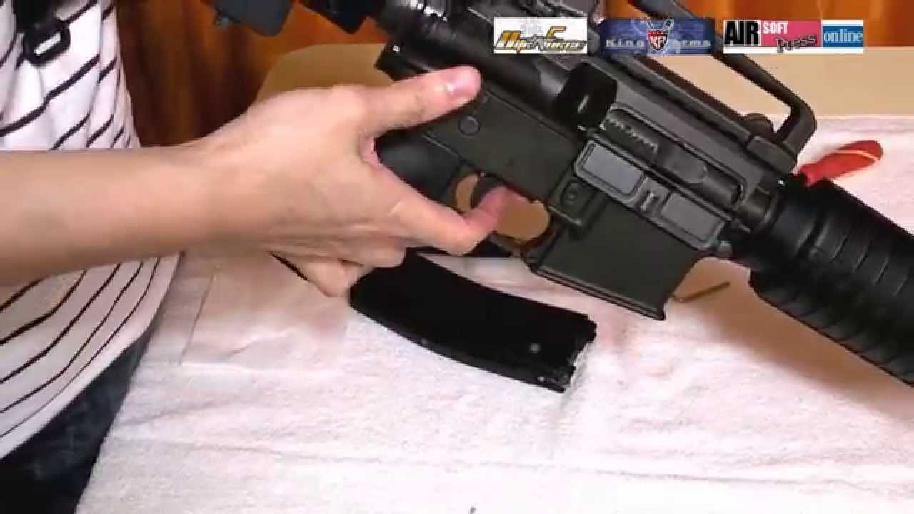 【Airsoft】KingArms M4 GBB power tuning