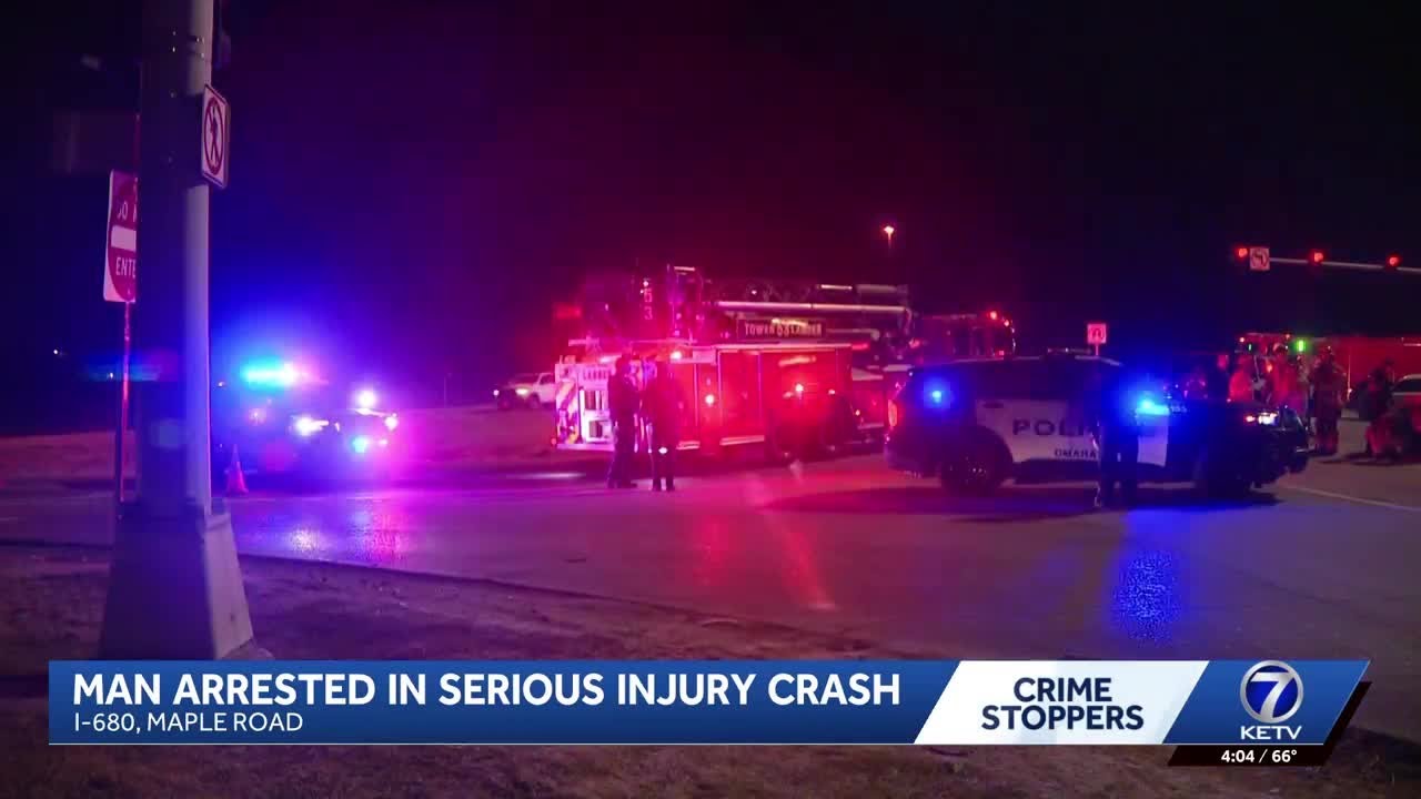 Omaha police say suspect accused of driving drunk, causing injury crash