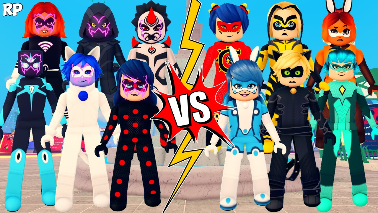 AKUMATIZED VS ORIGINAL TRANSFORMATION (COMPARISON) NO MIRACULOUS RP - MIRACULOUS ROBLOX!