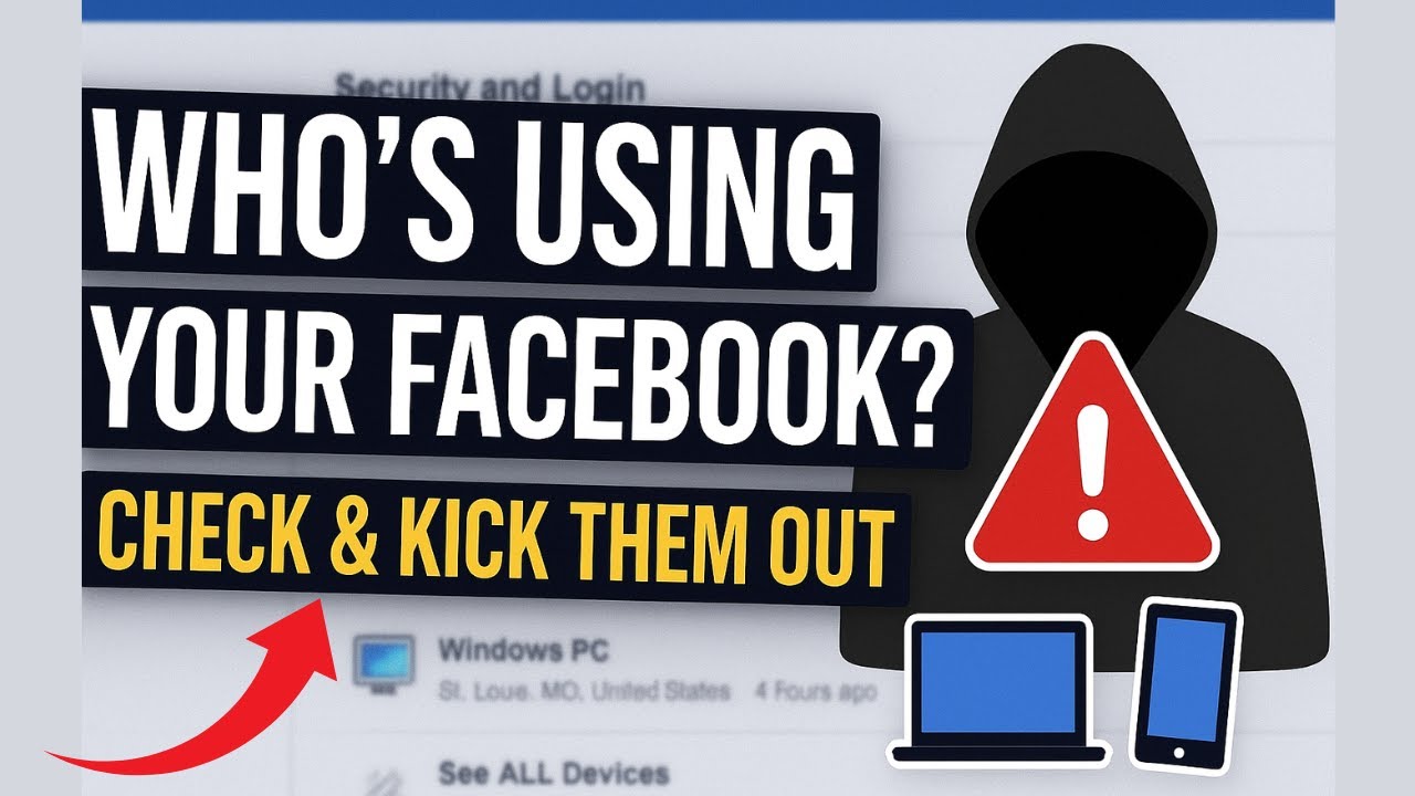 HOW TO FIND AND KICK OUT SOMEONE LOGGED INTO YOUR FACEBOOK ACCOUNT