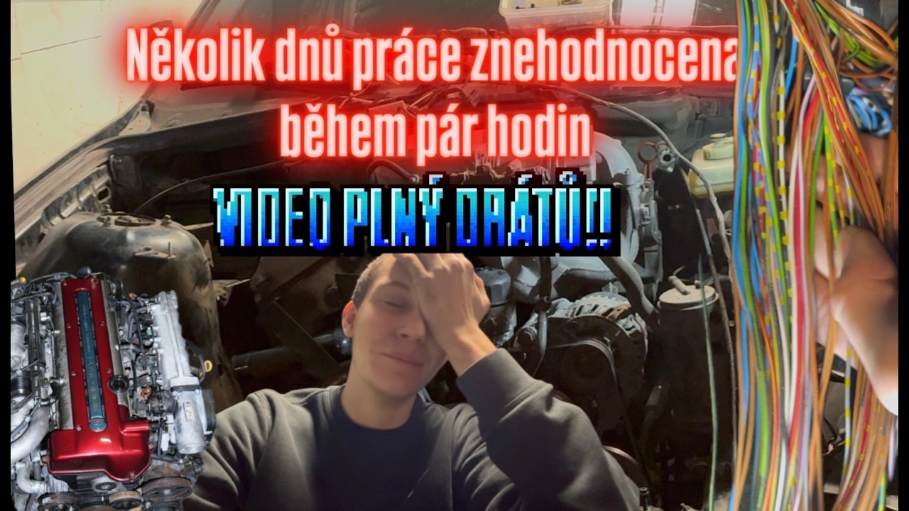 Vyndal jsem motor z E36 za 2,5 HODINY !! |z Daily na Drifťáka#02