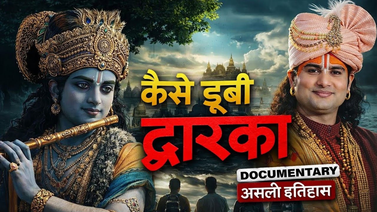 कैसे डूबी द्वारका? | भगवान श्रीकृष्ण की नगरी का असली इतिहास | Dwarka Documentary #anuruddhacharya ji