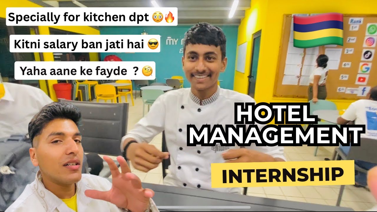 5-Star Hotel Kitchen Internship Experience | Salary & Departments Explained 🇲🇺