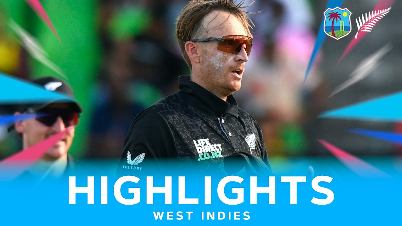 Jayden Lennox 4-Fer | Extended Highlights | West Indies v New Zealand | 3rd ODI